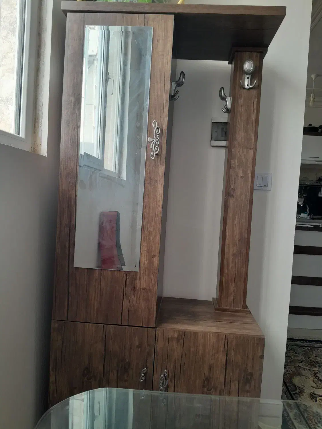 کمد جاکفشی دار|جاکفشی، کمد، دراور|بجنورد, |دیوار