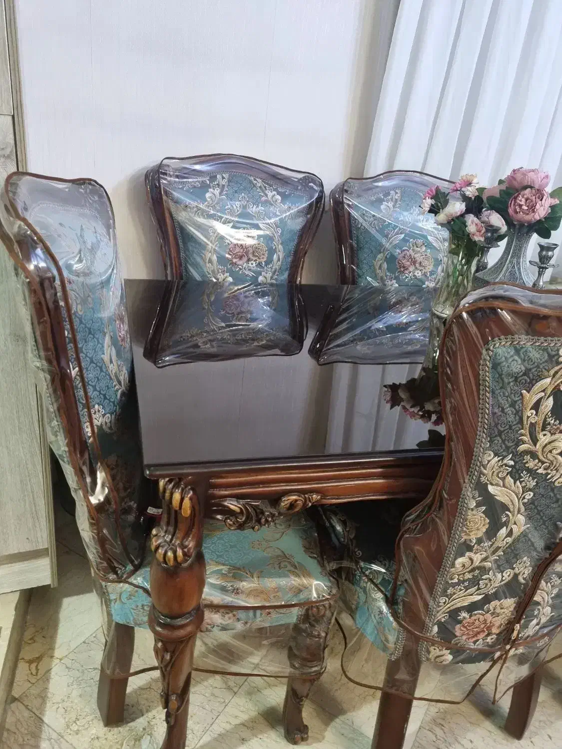 میز ناهارخوری از چوب راش کاملا سالم شش نفره|میز و صندلی غذاخوری|تهران, گرگان|دیوار