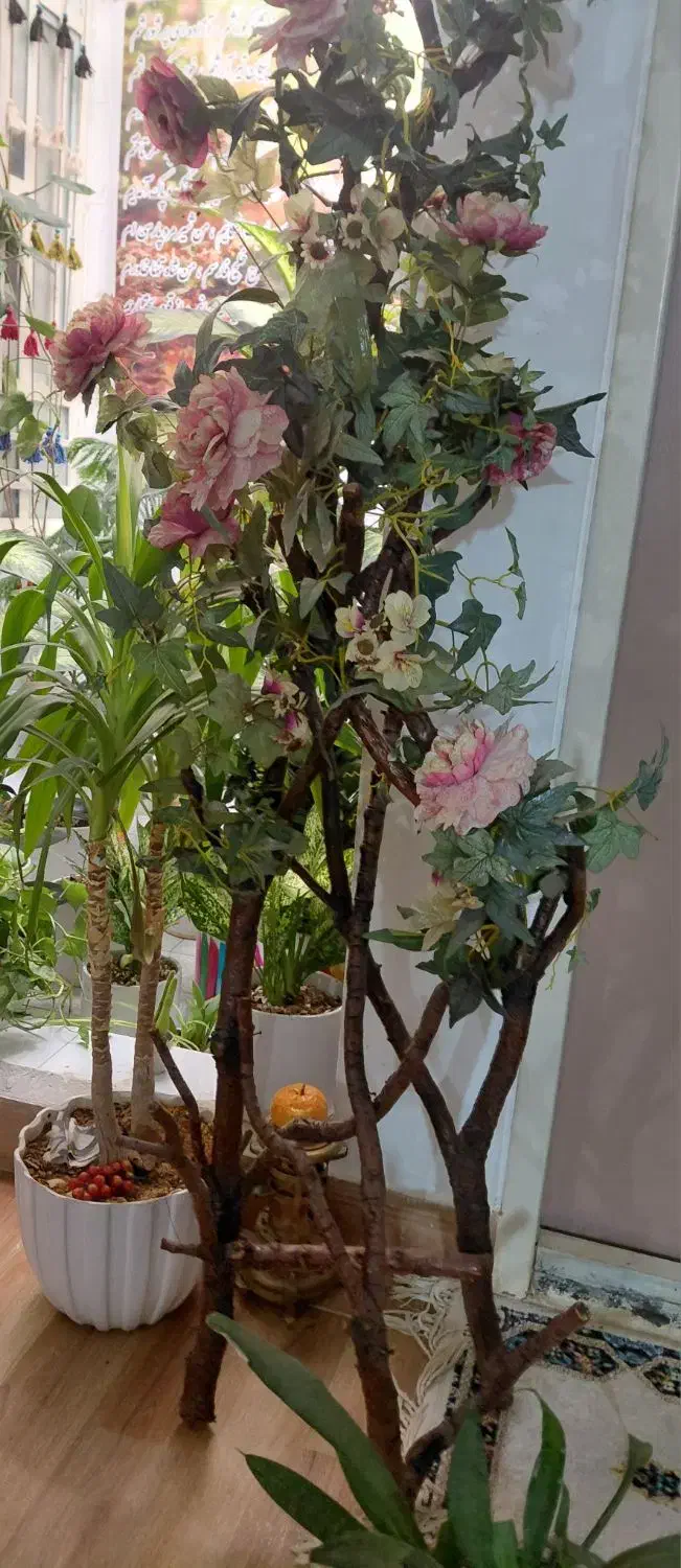 گل منصوعی خیلی زیبا|گل مصنوعی|مسجد سلیمان, |دیوار