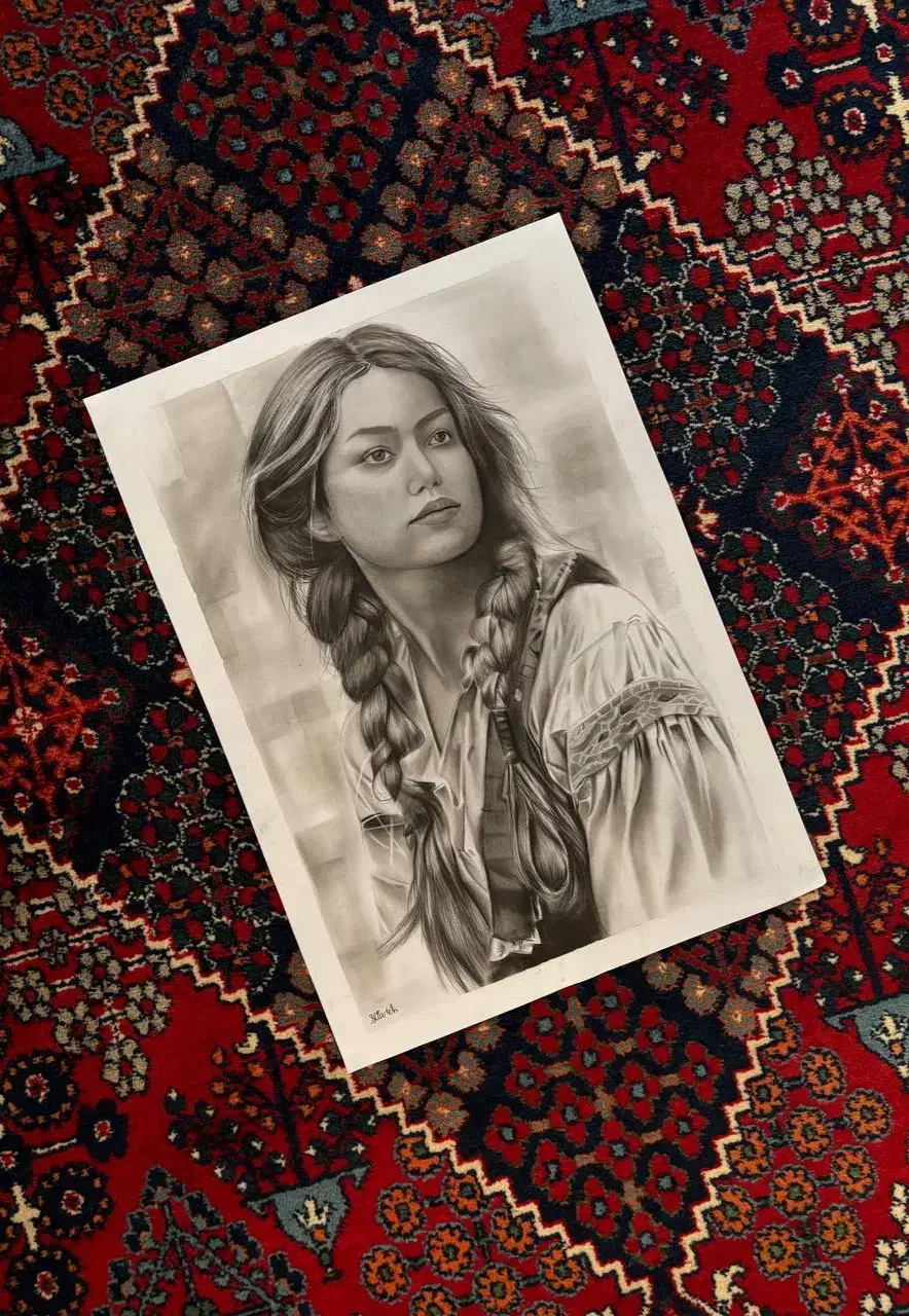 سفارش نقاشی سیاه قلم هدیه ای به یاد ماندنی|تابلو، نقاشی، عکس|شاهینشهر, فردوسی|دیوار