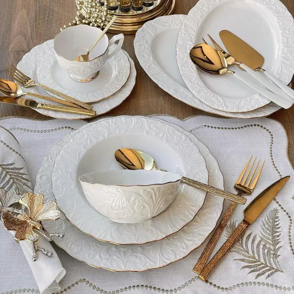 سرویس غذاخوری ایپک جنس چینی بسیار زیباو با کیفیت|ظروف سرو و پذیرایی|تهران, امامت|دیوار