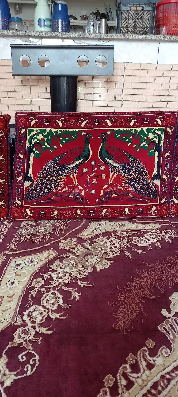 پشتی 10 عدد|رختخواب، بالش، پتو|برازجان, |دیوار