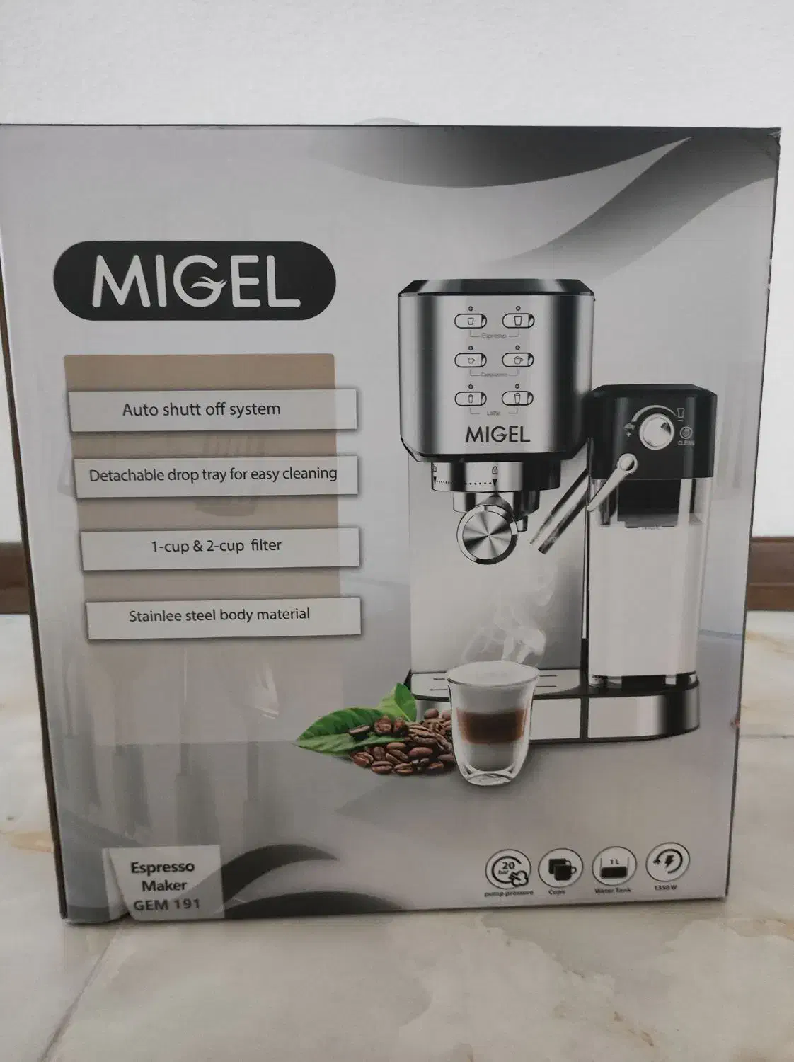 دستگاه اسپرسو و فوم ساز میگل(قهوه ساز)|سماور، چایساز، قهوهساز|تالش, هشتپر|دیوار