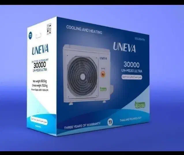 اقساط کولر گازی یونیوا  ۲۴۰۰۰ هزار|کولر گازی و فن‌کوئل|خرم‌آباد, |دیوار