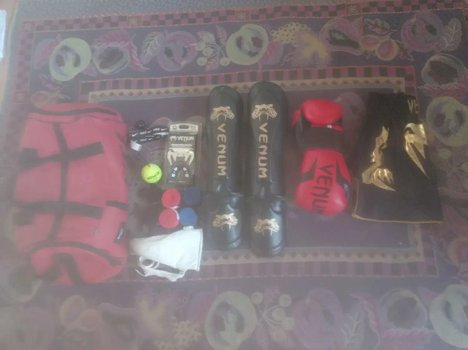 وسایل کیک بوکسینگ حرفه ای|تجهیزات ورزشی|کنگاور, |دیوار