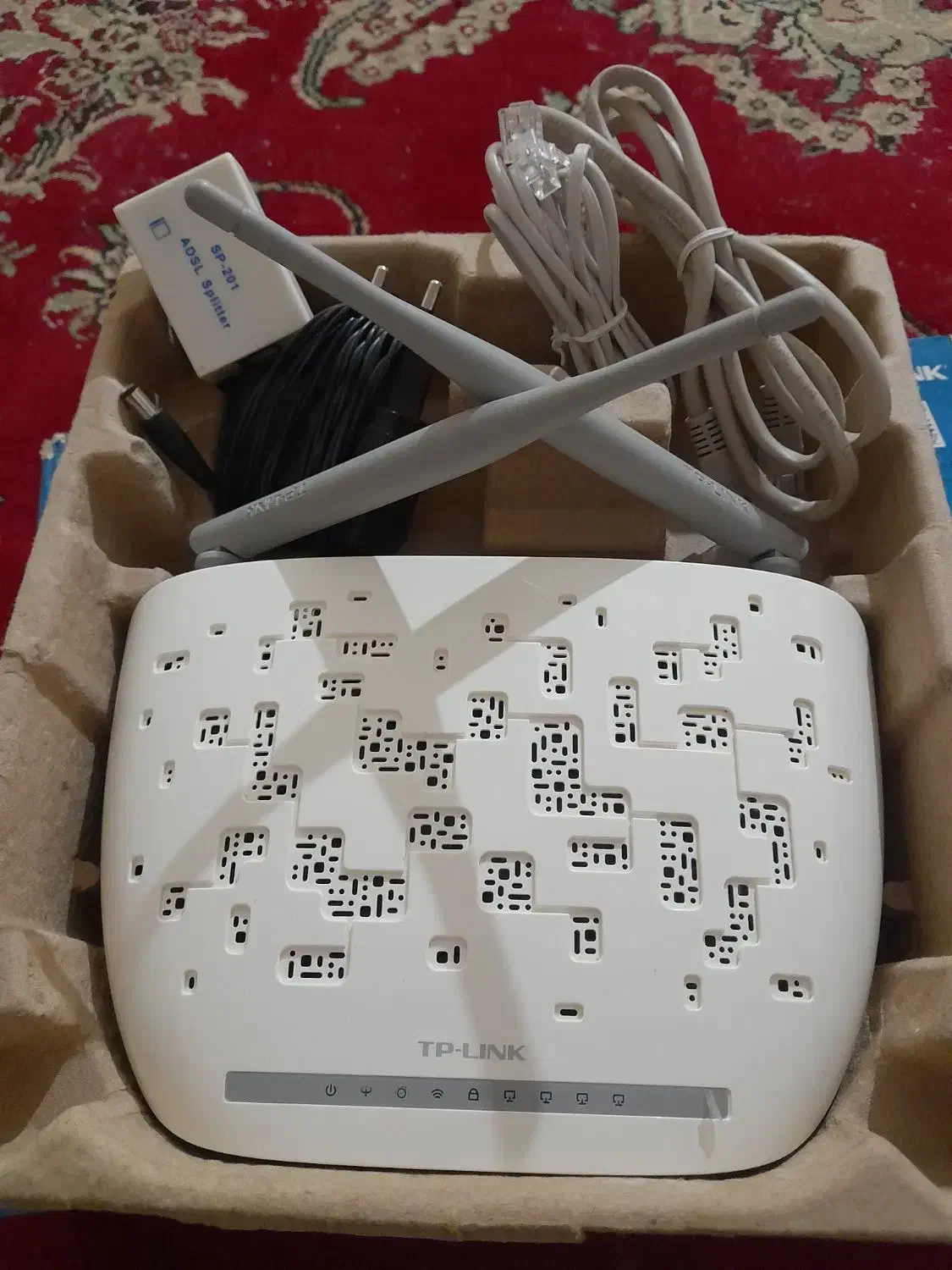 مودم tplink جفت شاخ در حد نو با ضمانت|مودم و تجهیزات شبکه|ارومیه, |دیوار