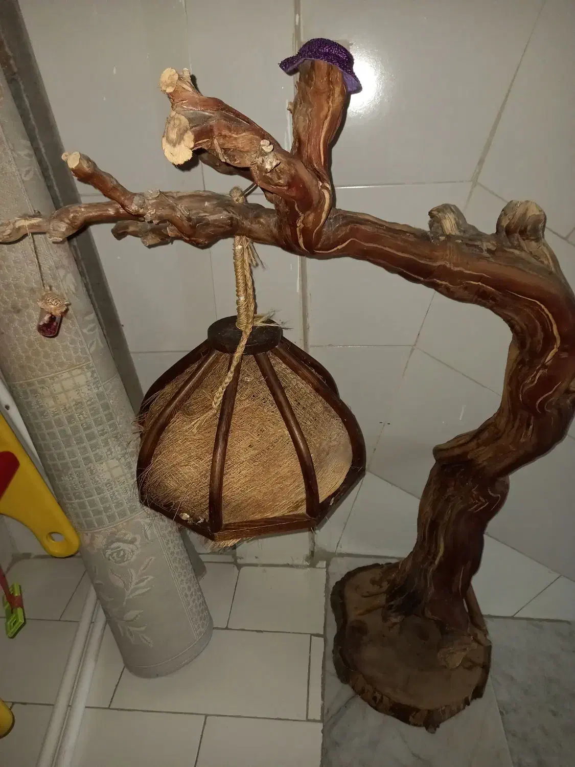 چراغ خواب چوبی|چراغ خواب و آباژور|فردیس, فردیس|دیوار