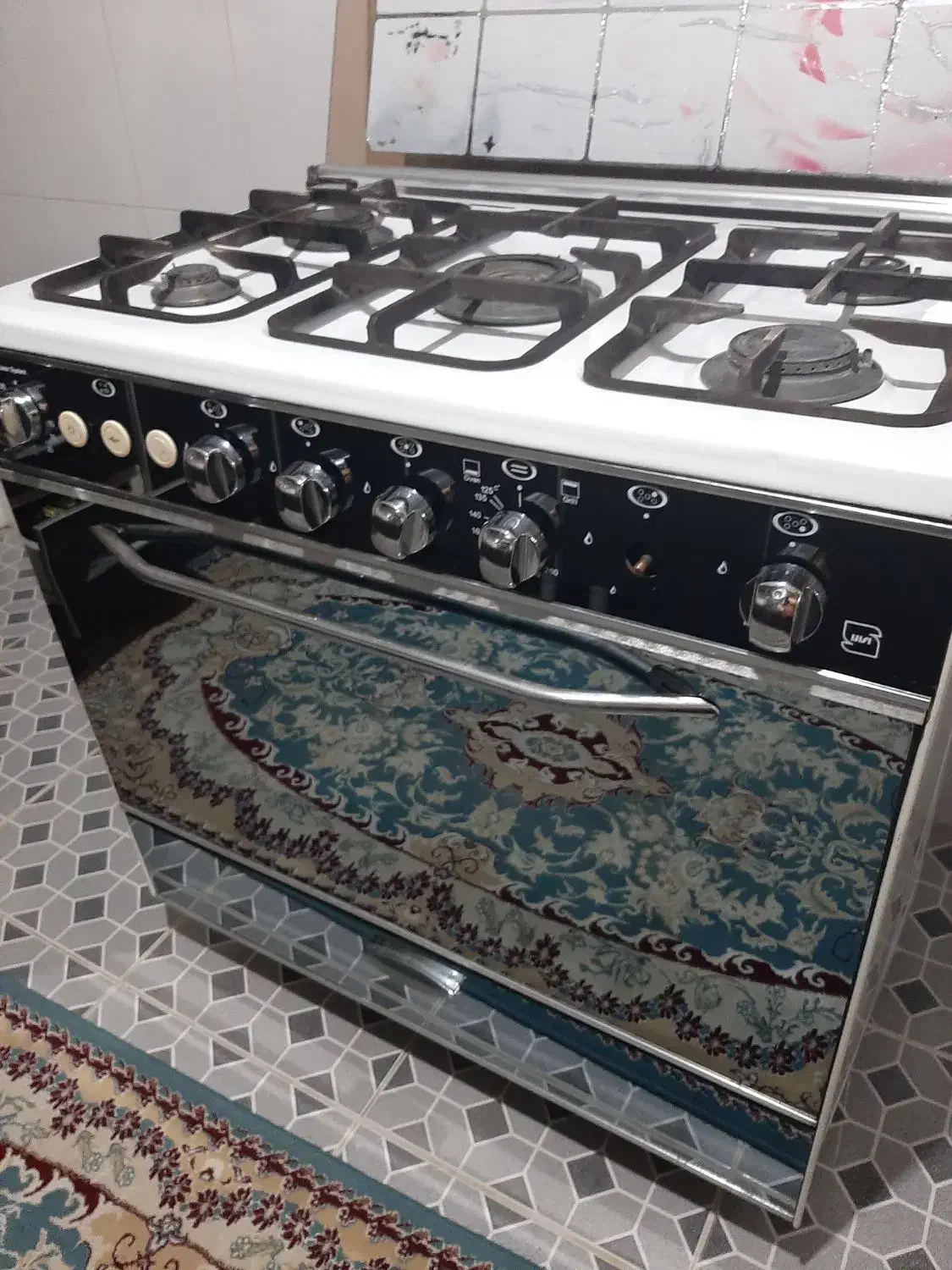 اجاق گاز ۵شعله فر دار|اجاق گاز و لوازم برقی پخت‌وپز|فرح آباد, |دیوار