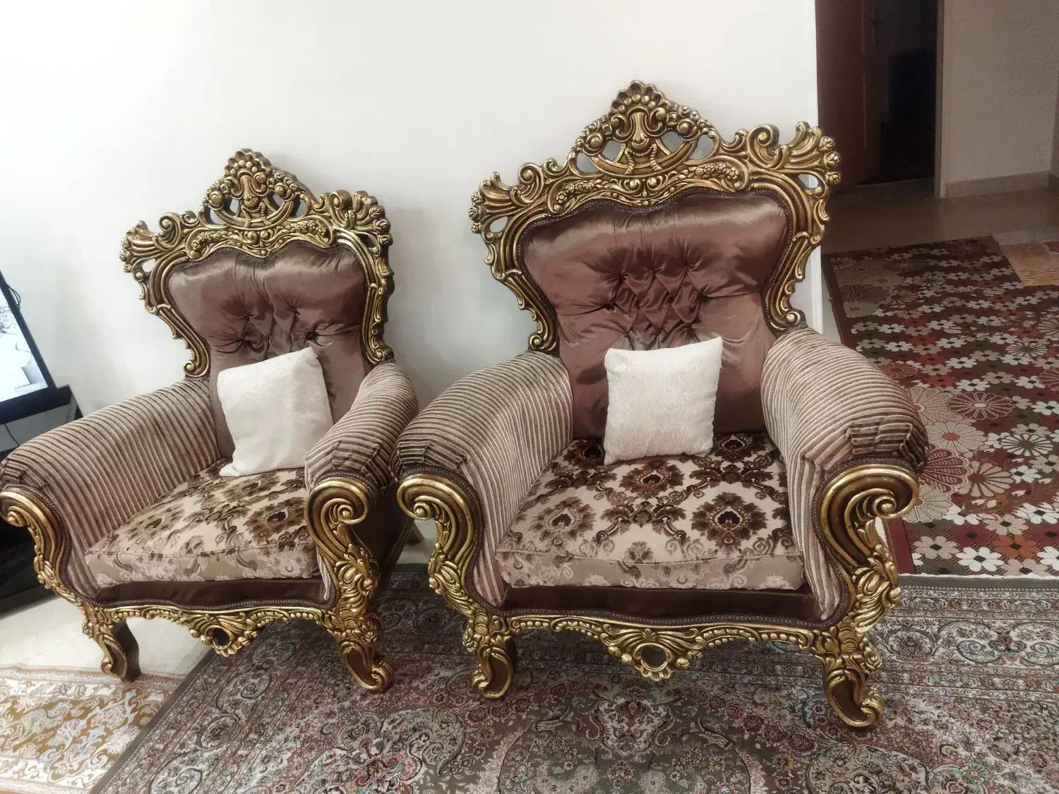 مبلمان 7نفره ومیز نهارخوری 4نفره|مبلمان خانگی و میز عسلی|تهران, نیروی هوایی (پیروزی)|دیوار