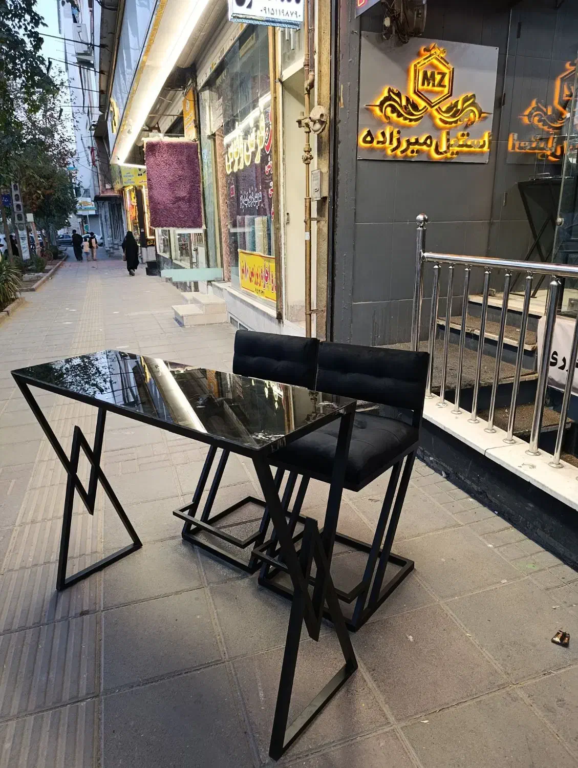 صبحانه خوری مدل الماسی نهار خوری جلومبلی فلز میز|میز و صندلی غذاخوری|مشهد, ولیعصر (شهرک غرب)|دیوار