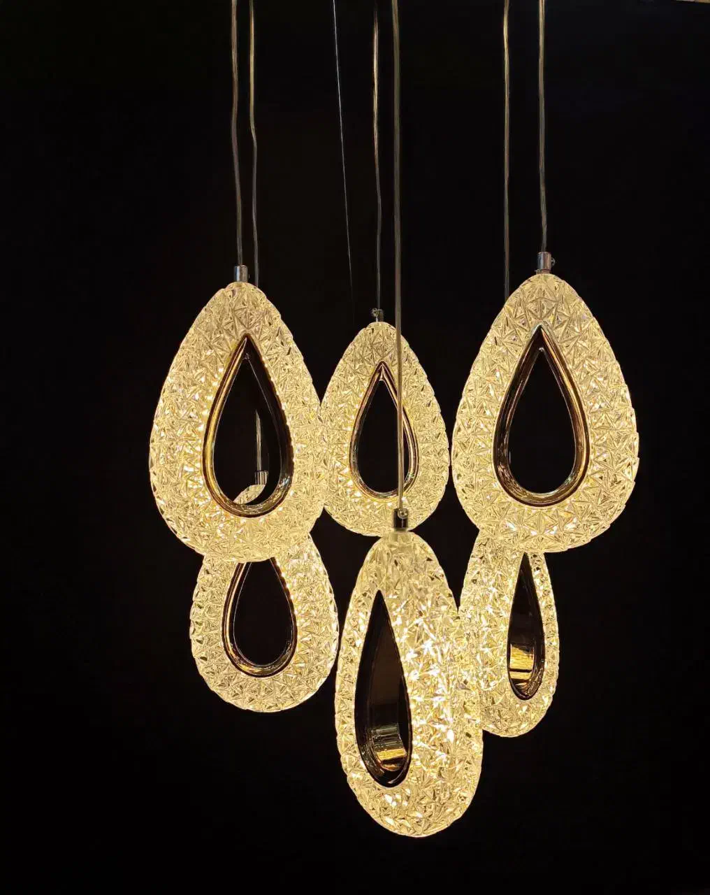 لوستر پلکسی وارداتی ۳ تایی ۶ تایی طرح جدید|لوستر و چراغ آویز|تبریز, |دیوار