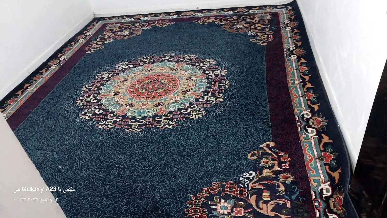 گلیم فرش ۱۲متری|گلیم، جاجیم، گبه|امیدیه, |دیوار