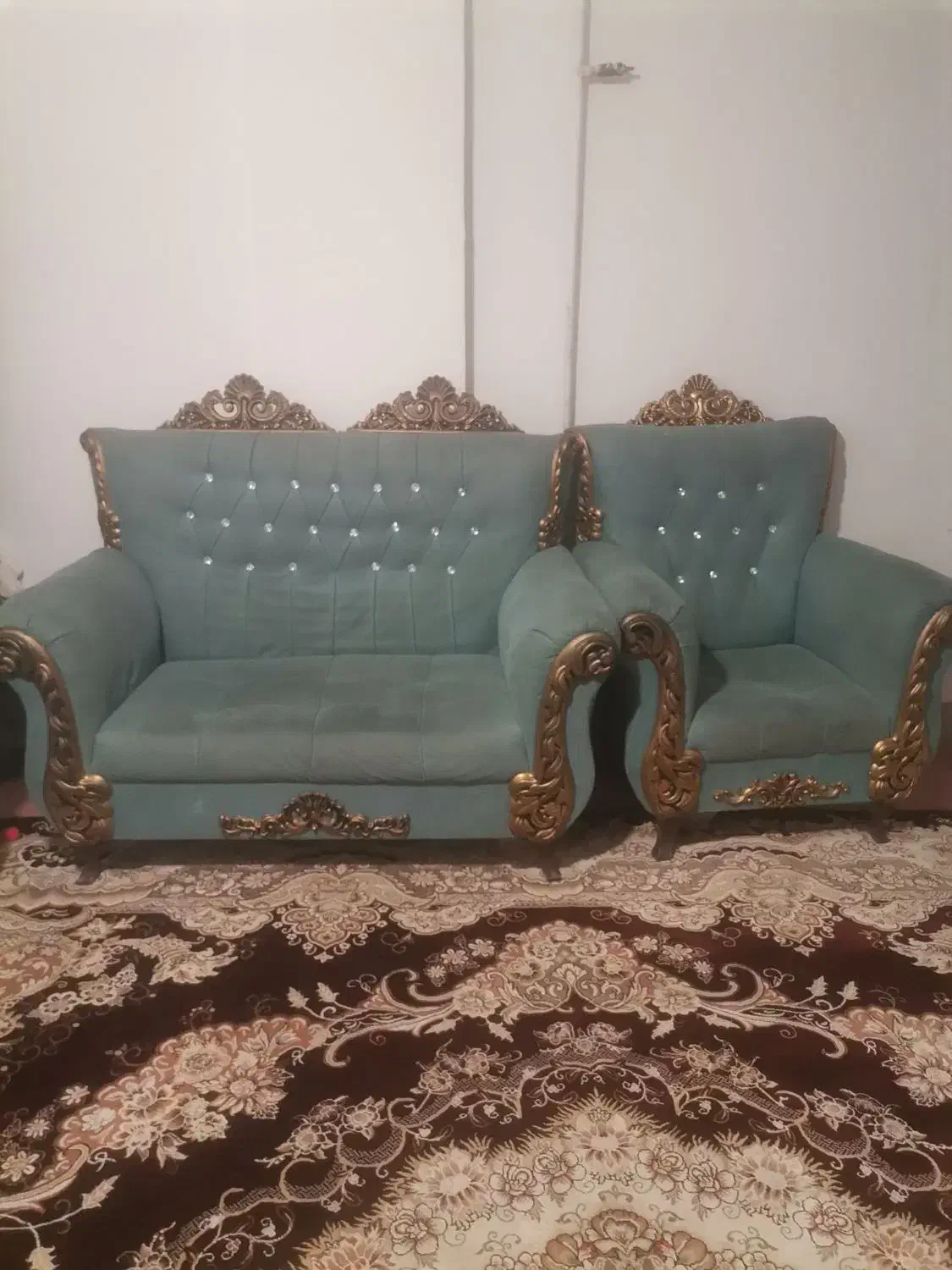 مبل سلطنتی|مبلمان خانگی و میز عسلی|یاسوج, |دیوار