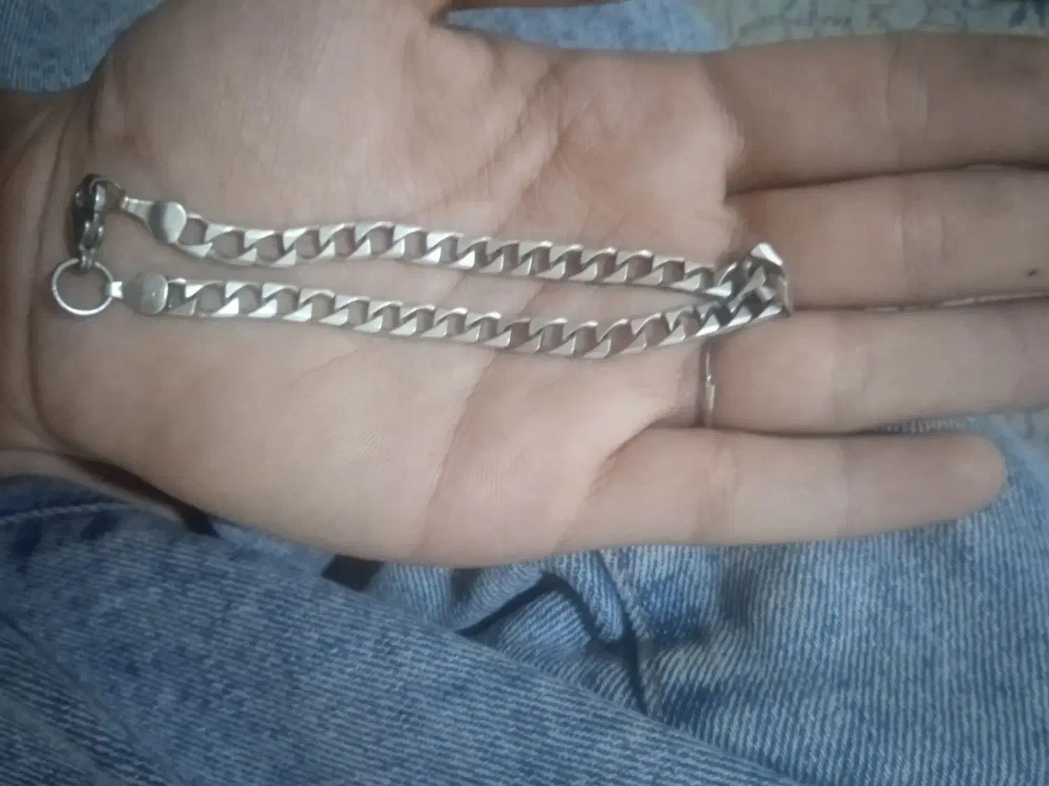 دستبند کارتیر نقره ایتالیایی قدیمی ۹۲۵|زیورآلات و اکسسوری|محمدیه-قزوین, |دیوار