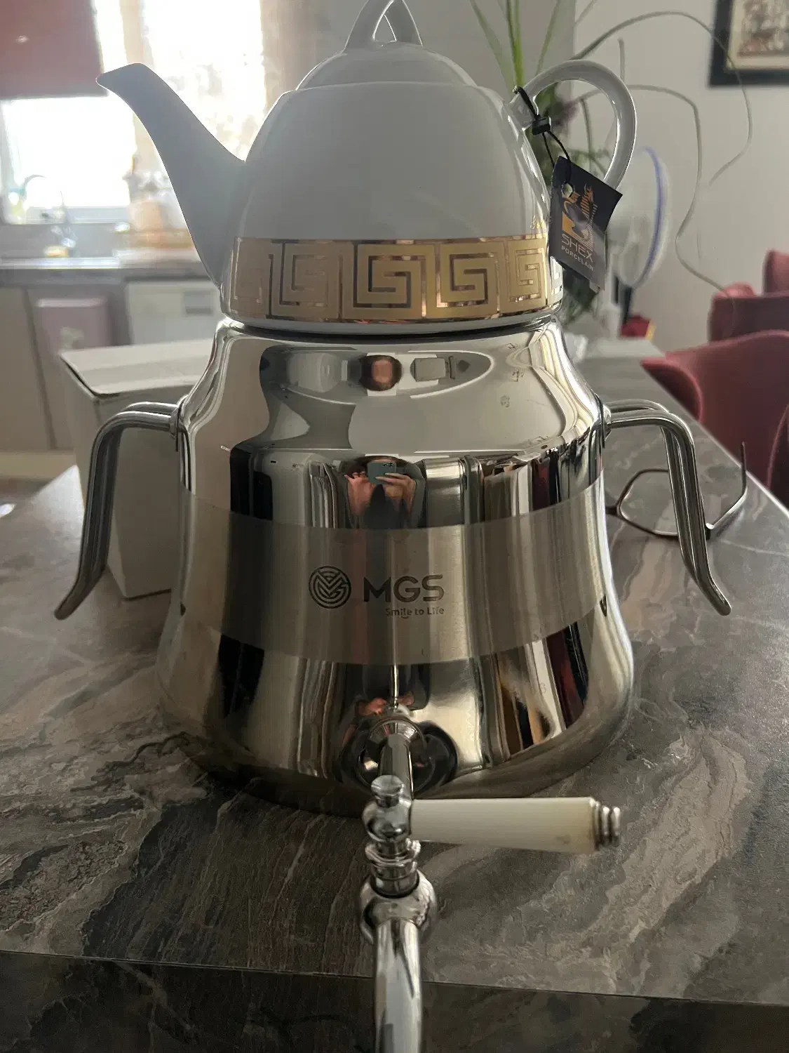 فروش کتری قوری MGS|قوری، کتری، قهوه‌ساز دستی|آبیک, |دیوار