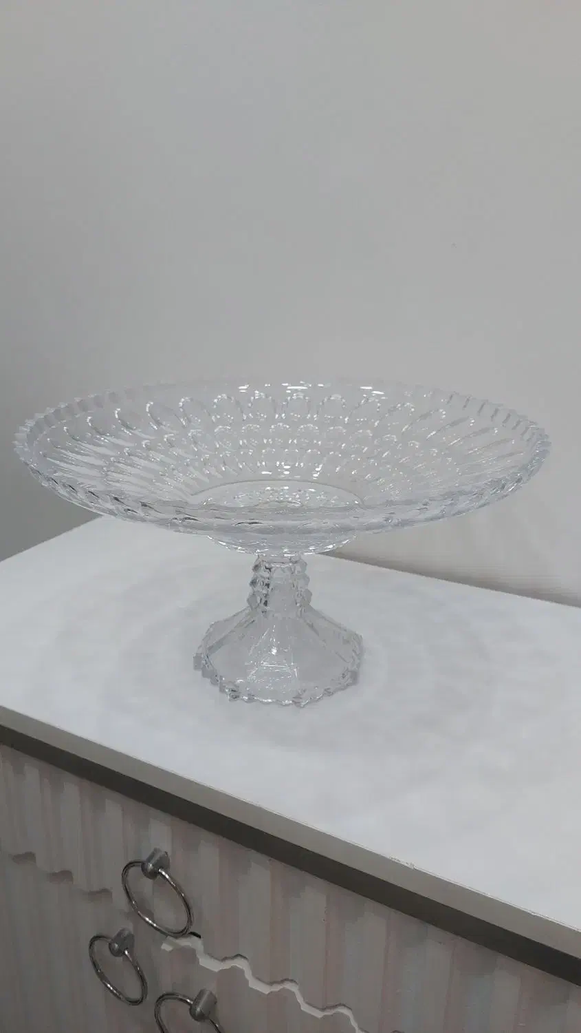 سرویس کریستال سنگین و درخشان میوه/شیرینی/شکلاتو..|ظروف سرو و پذیرایی|محمدیه-قزوین, |دیوار