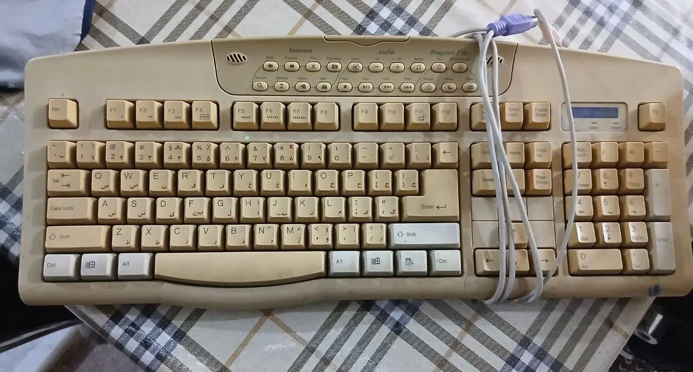 کیبورد قدیمی فراسو و موس|قطعات و لوازم جانبی رایانه|گرگان, |دیوار