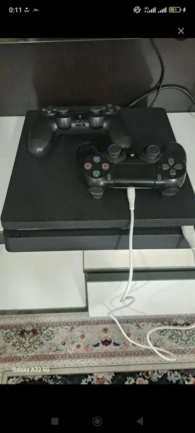 ps4 slim 500gb|کنسول، بازی ویدئویی و آنلاین|کاشان, فاز ۲ ناجی آباد|دیوار