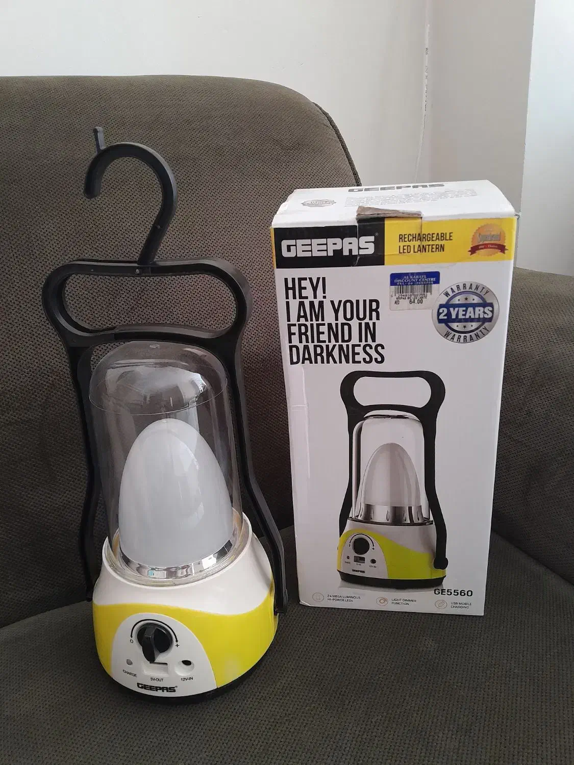 چراغ فانوسی ال ای دی Geepas|کوهنوردی و کمپینگ|تهران, دولاب|دیوار