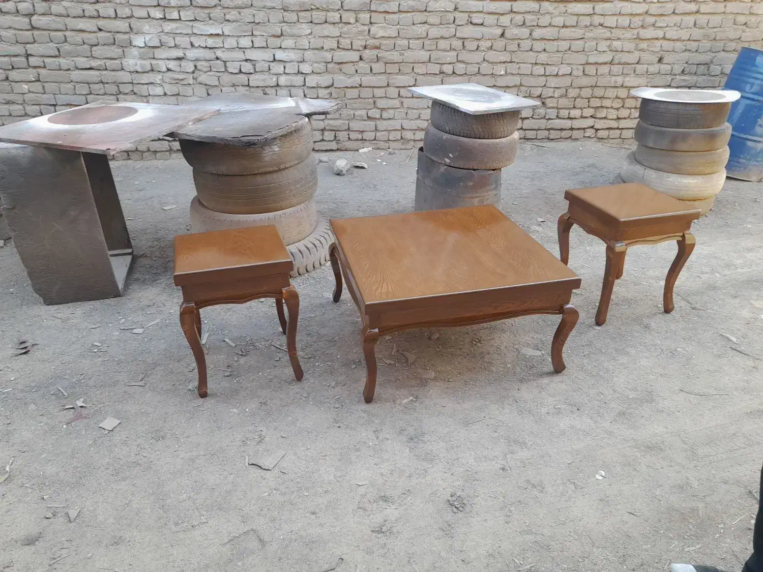 جلومبلی پایه سم اهویی|مبلمان خانگی و میز عسلی|شاندیز, |دیوار