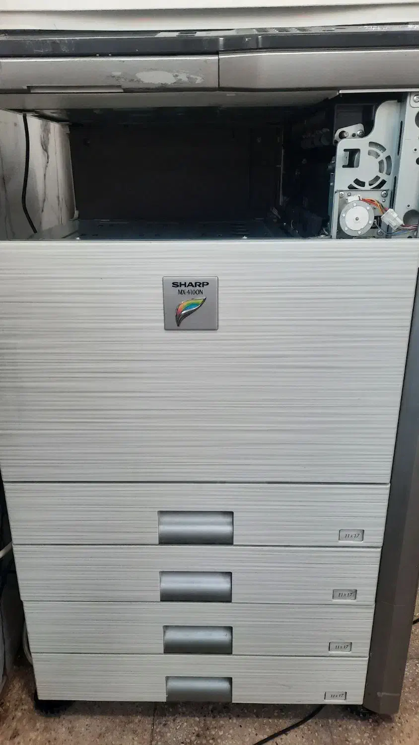 دستگاه کپی پرینت رنگی و سیاه سفید شارپ mx1400|پرینتر، اسکنر، کپی، فکس|قم, نخودی|دیوار