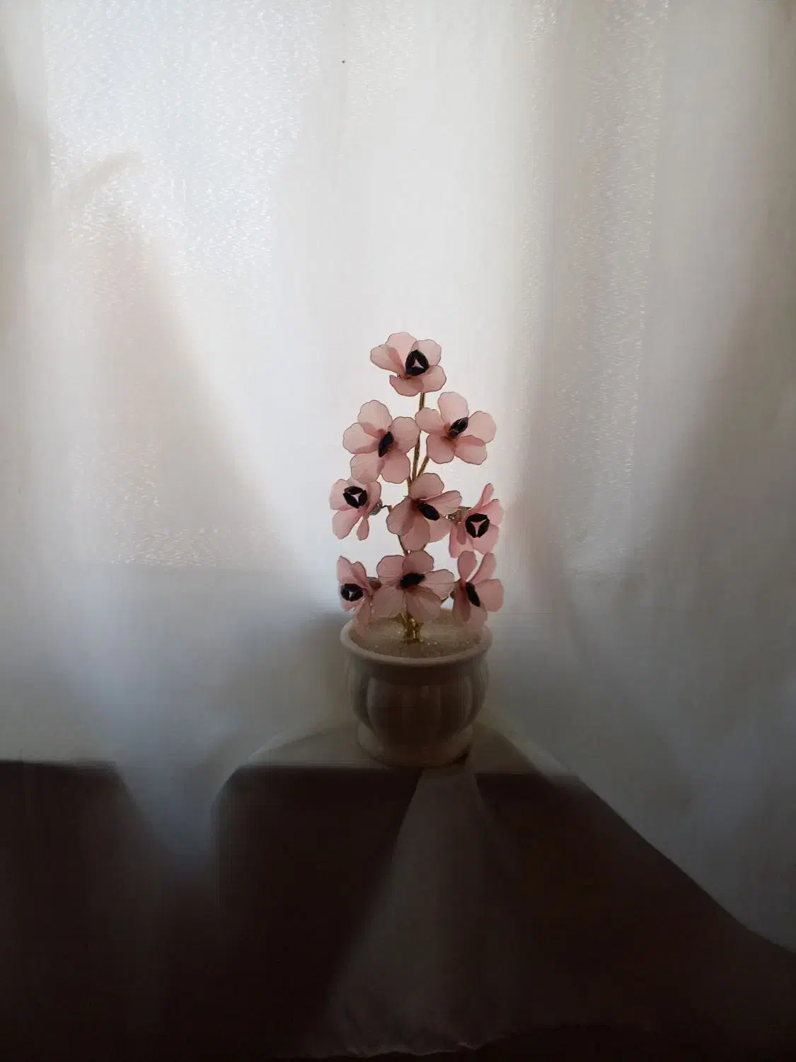 گل کریستالی باگلدان سالم ونو|گل مصنوعی|مراغه, |دیوار