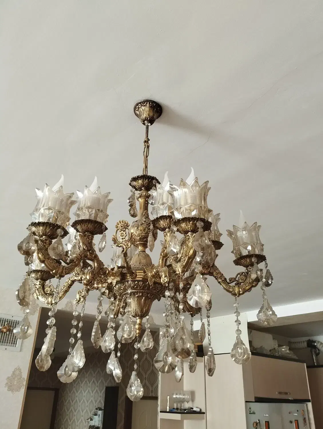 لوستر|لوستر و چراغ آویز|کرمانشاه, |دیوار