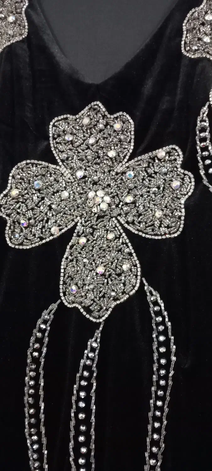 مانتو عبایی مخمل کارشده|لباس|ورامین, جعفر آباد اخوان|دیوار