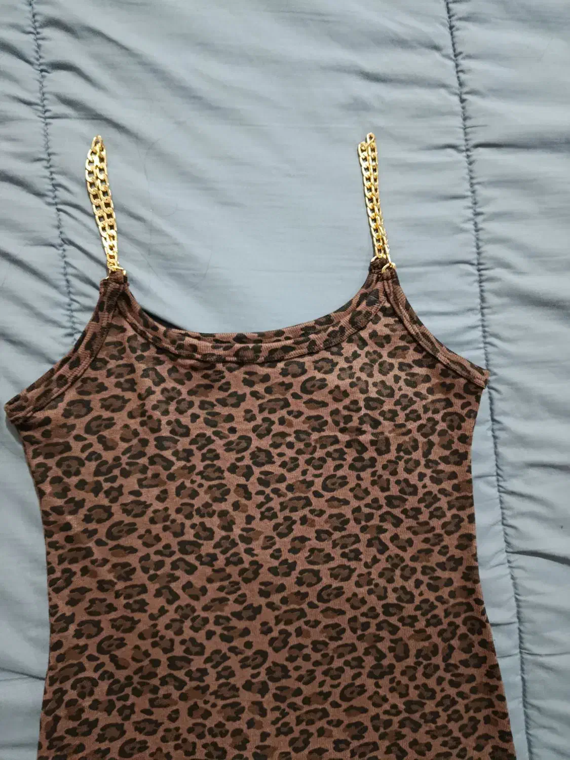 ماکسی پلنگی با کش سانی بالا تا سایز ۴۴ هم میشه|لباس|درگهان, |دیوار