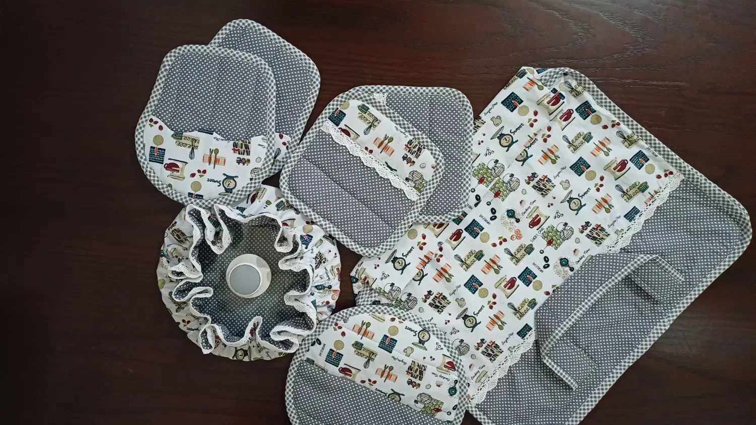 دوخت انواع سرویس آشپزخانه'باکس کاور و...|سفره، حوله، دستمال آشپزخانه|تهران, آشتیانی|دیوار