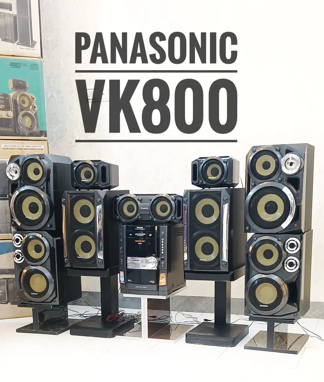 Panasonic vk800|سیستم صوتی خانگی|اسلام‌شهر, شهرک قائمیه|دیوار