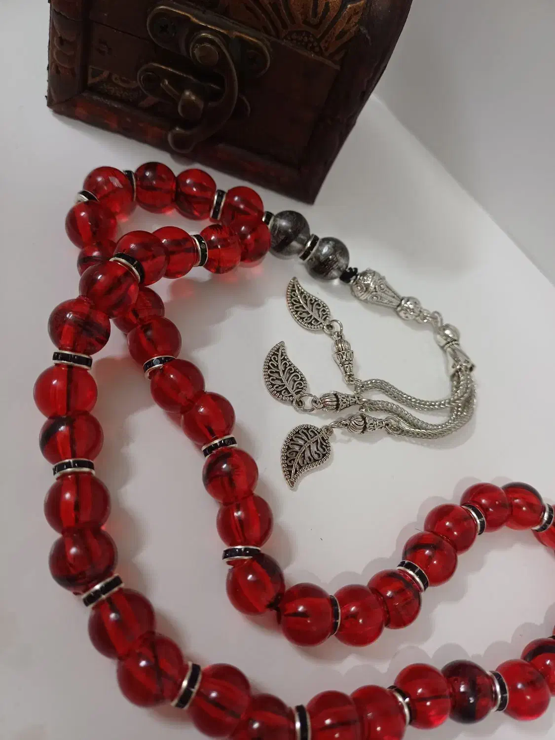 تسبیح  رزینی با موی یار|بدلیجات|قزوین, |دیوار