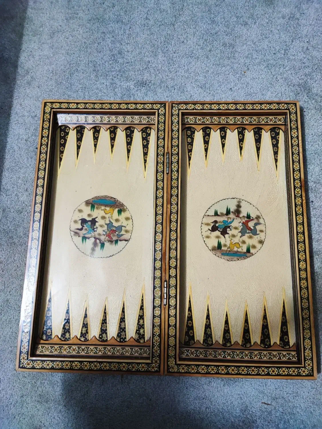 تخته نرد خاتم (دست ساز)|کلکسیون و سرگرمی|بابل, |دیوار