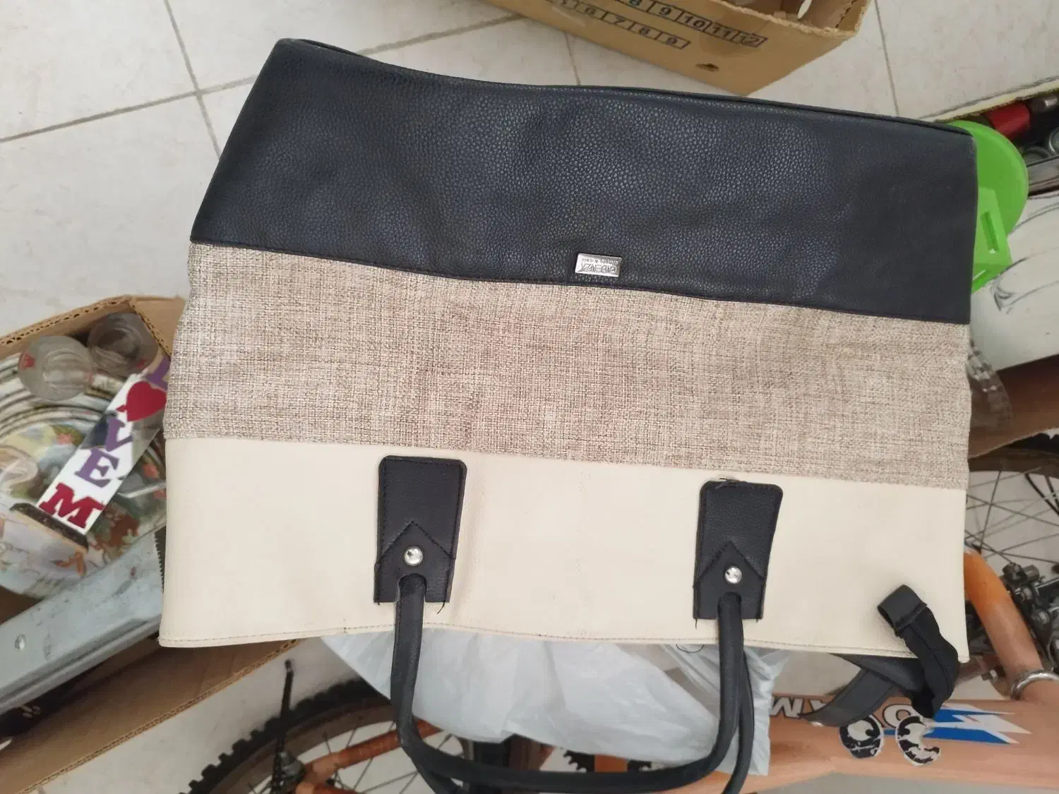 ساک پارچه ای لباس بزرگ وجادار|کیف، کفش، کمربند|فولادشهر, مسکن مهر فولادشهر|دیوار