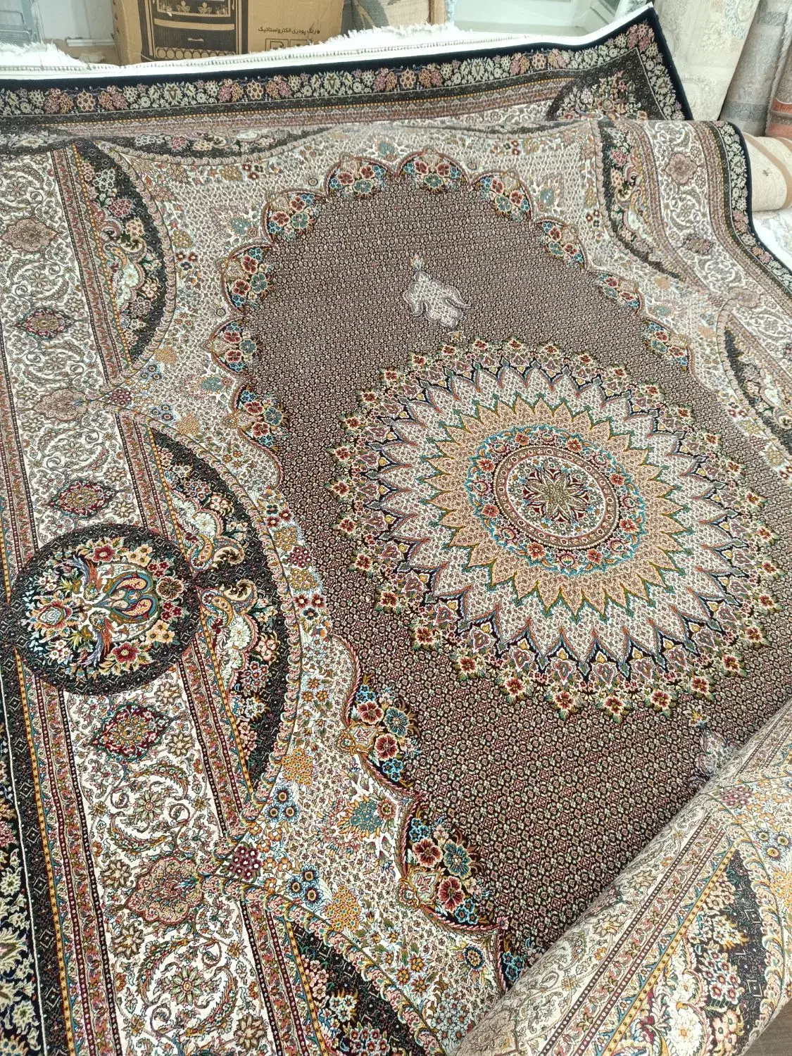 5تخته فرش ماهی 9متری 1000شانه ساوین|فرش|ارومیه, |دیوار