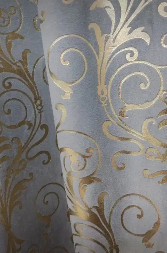 پرده پنل مخمل طلاکوب|پرده، رانر، رومیزی|بندر ماهشهر, |دیوار