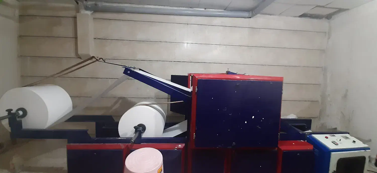 دستگاه تولید دستمال کاغذی و پرکن دوطرفه|ماشینآلات صنعتی|شاندیز, |دیوار