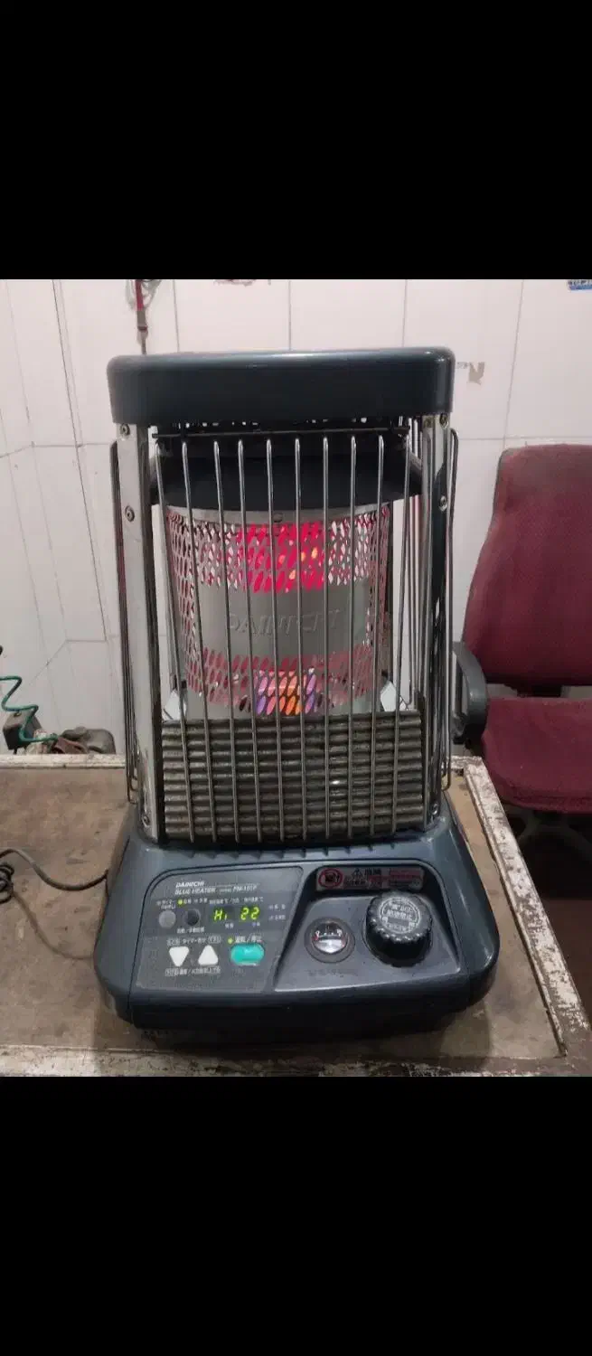 بخاری نفتی و برقی داینچی ژاپنی|بخاری، هیتر، شومینه|بانه, |دیوار