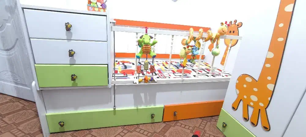 سرویس خواب نوزاد ونوجوان|تخت و سرویس خواب|ارومیه, |دیوار