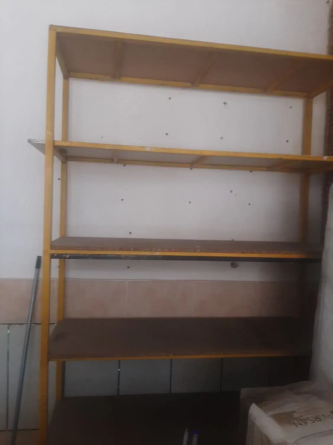 قفسه فلزی سیاروقفسه ام دی اف|کتابخانه، شلف، قفسههای دیواری|کلاله, |دیوار