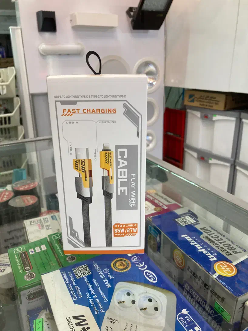 سیم شارژر همه کاره تبدیل شونده|لوازم جانبی موبایل و تبلت|مشهد, گوهرشاد|دیوار