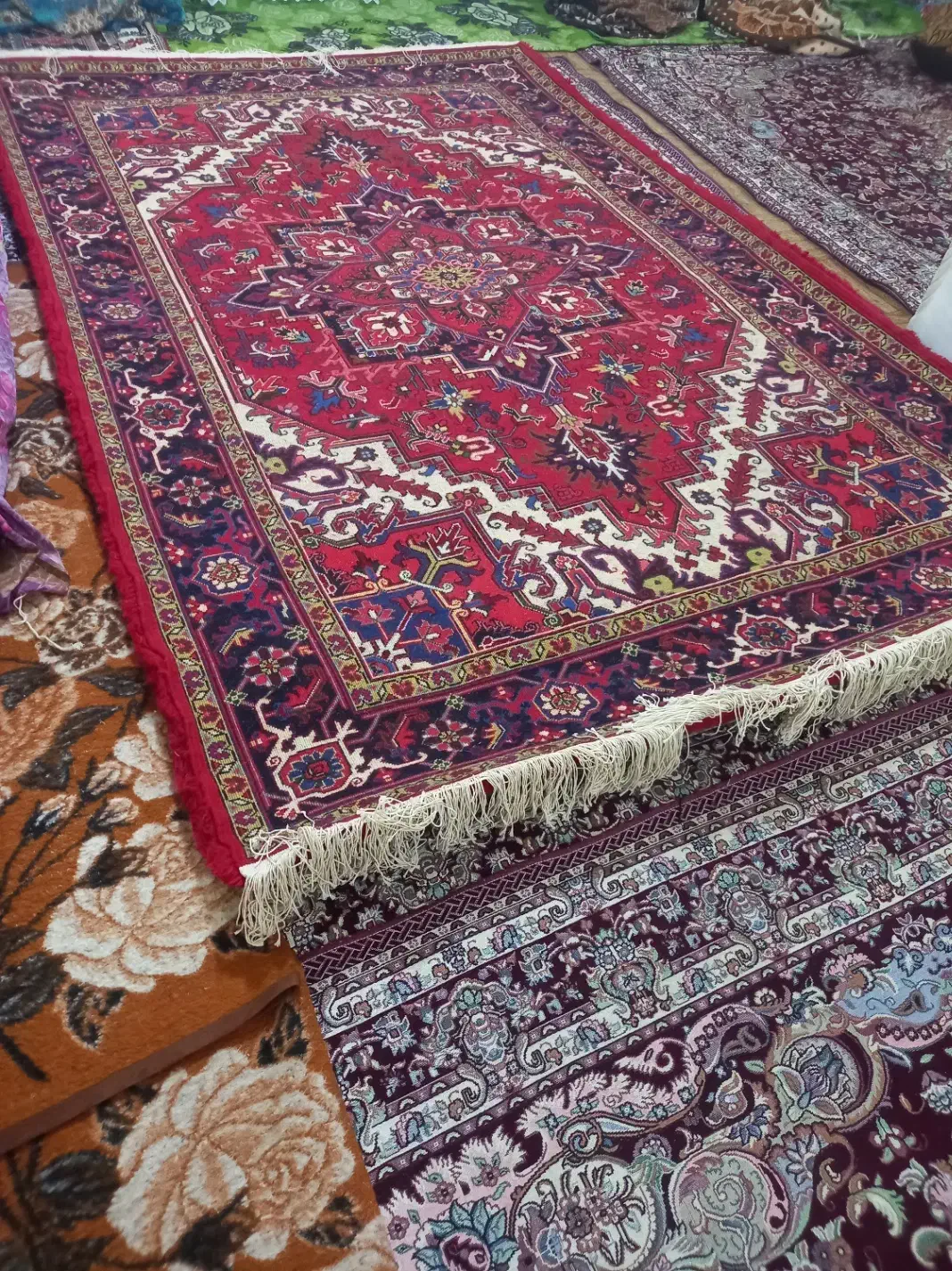 فرش هریس تاجری ۶ متری|فرش|تبریز, |دیوار