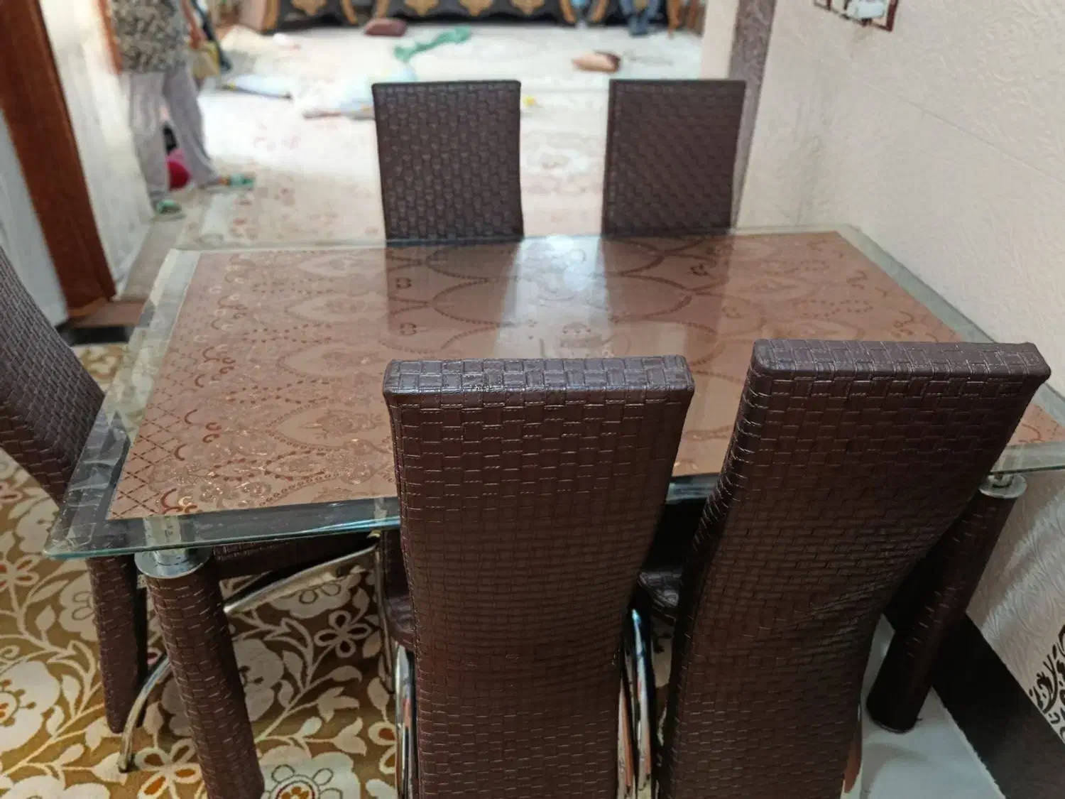 میز نهار خوری 6 نفره|میز و صندلی غذاخوری|تالش, هشتپر|دیوار