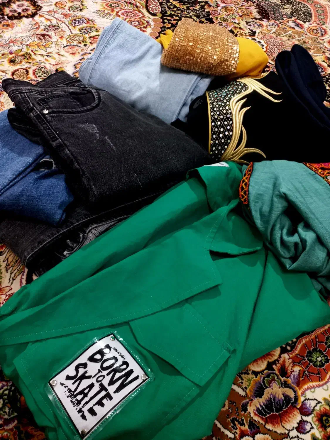 شلوار لی مانتو|لباس|بروجرد, |دیوار