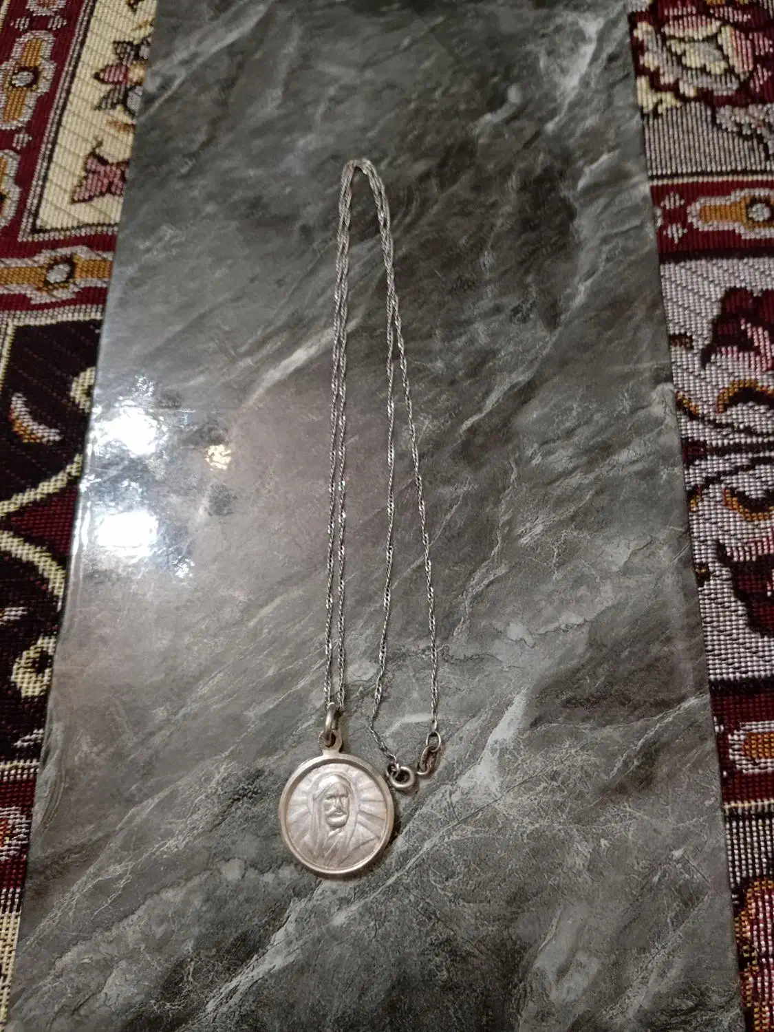 زنجیر و پلاک شمایل عیار ۹۲۵|جواهرات|تهران, آهنگ|دیوار