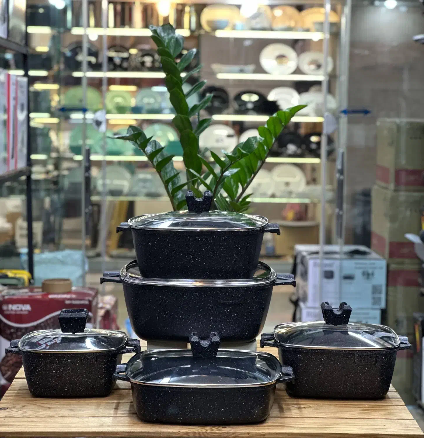 سرویس قابلمه مربعی   15 پارچه|ظروف پخت‌وپز|تهران, شوش (باغ آذری)|دیوار