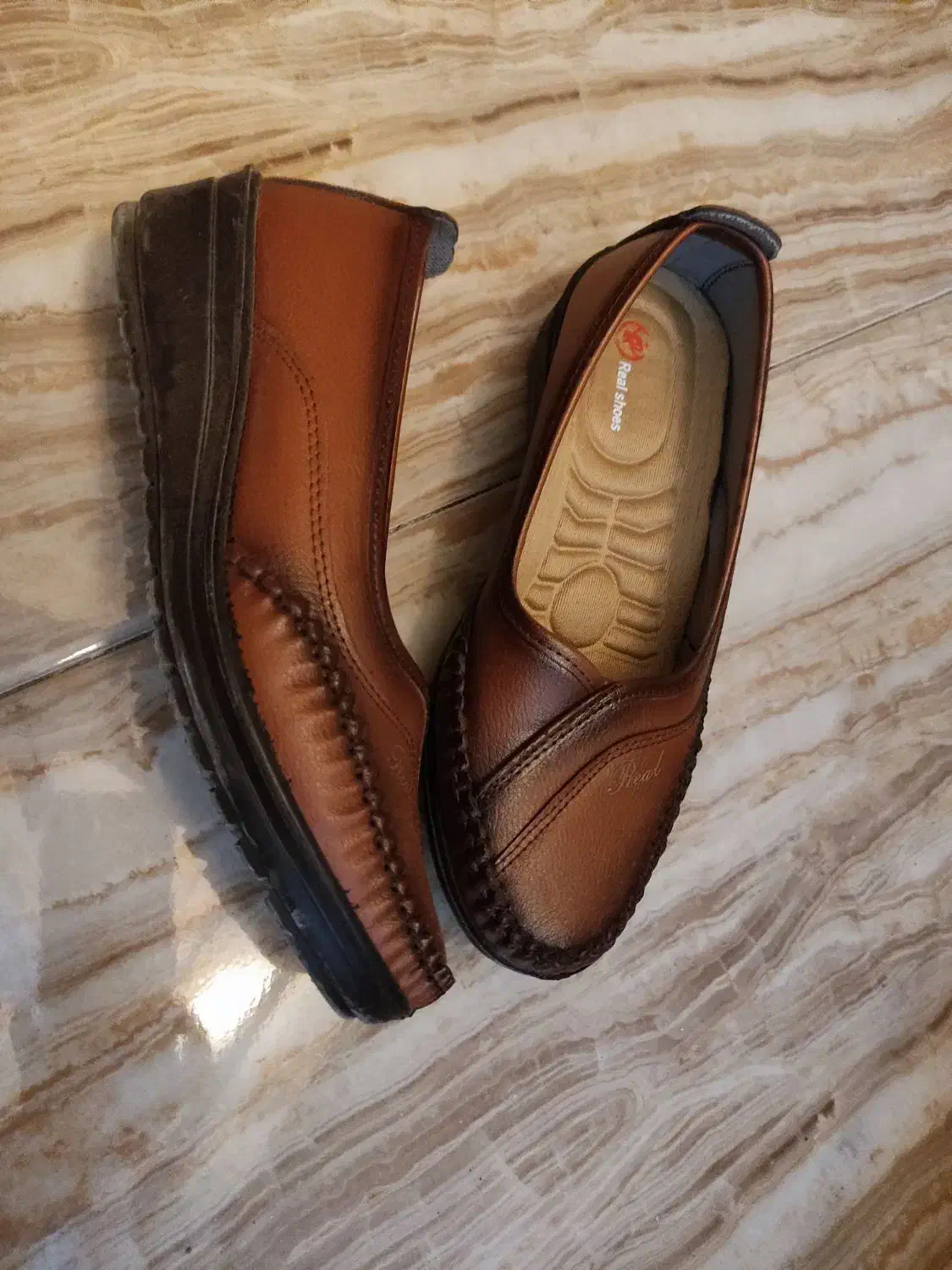 کفش چرم طبی نو سایز ۳۹|کیف، کفش، کمربند|اسلامشهر, شهرک واوان|دیوار