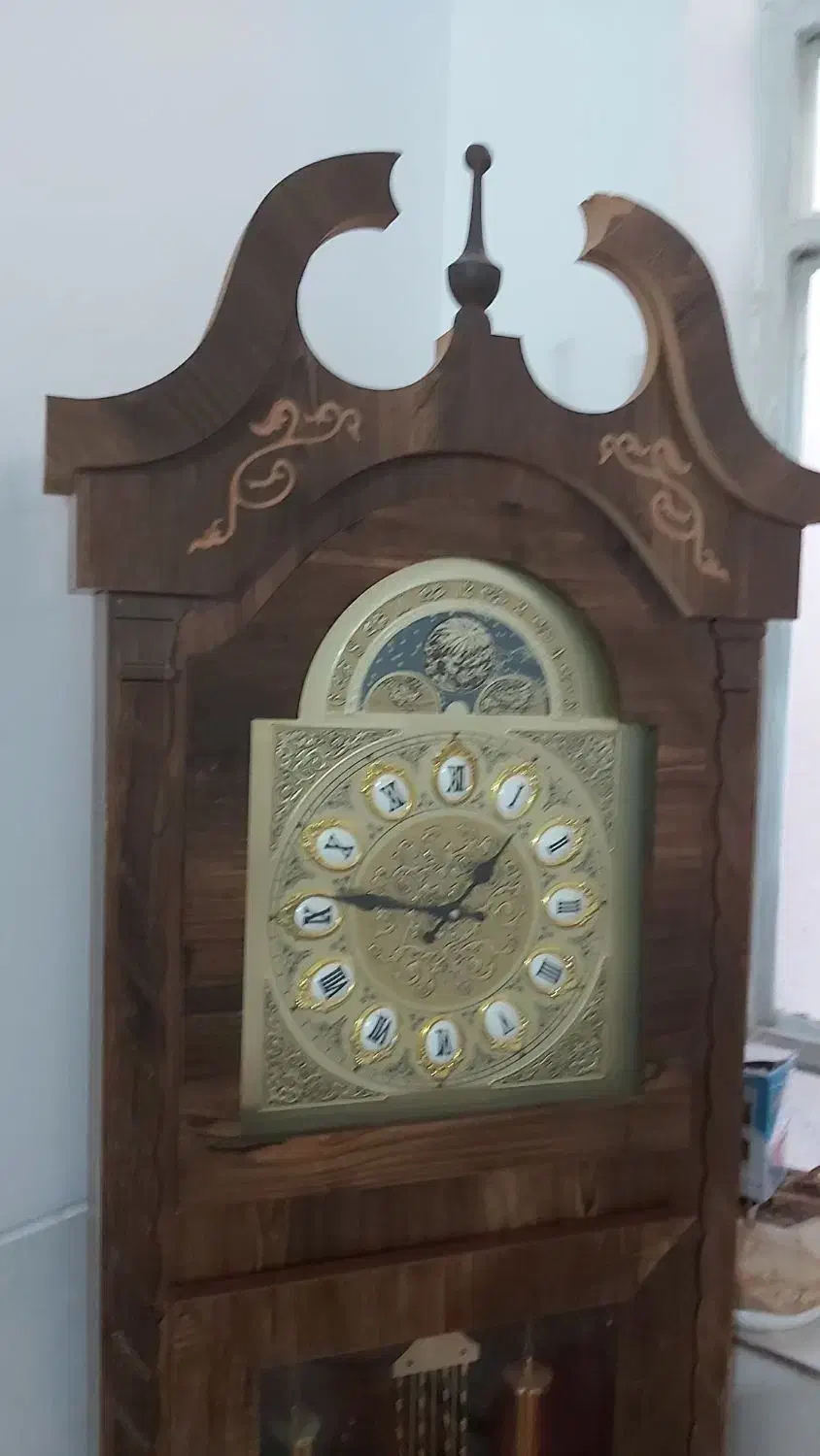 ساعت ایستاده چوبی|ساعت دیواری و تزئینی|یزد, |دیوار