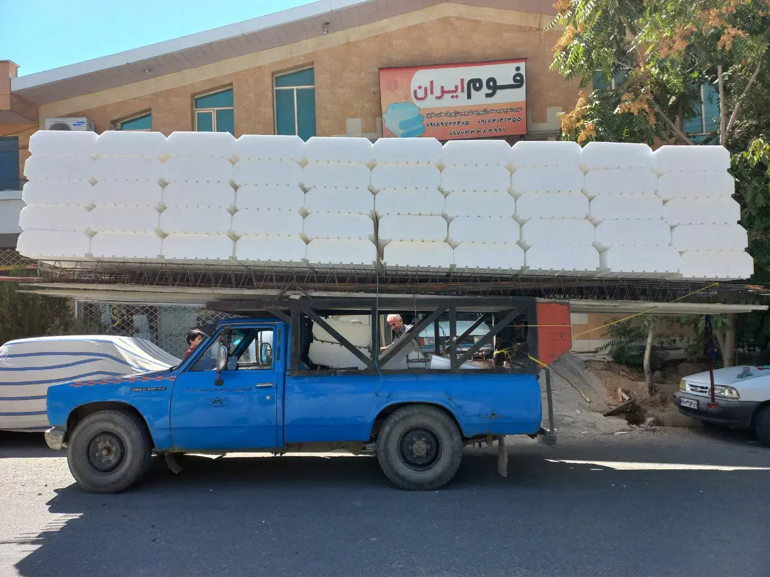 تولید تیرچه بتنی و خرپا وفوم سقفی انواع بلوک سبک|مصالح و تجهیزات ساختمان|سنندج, |دیوار