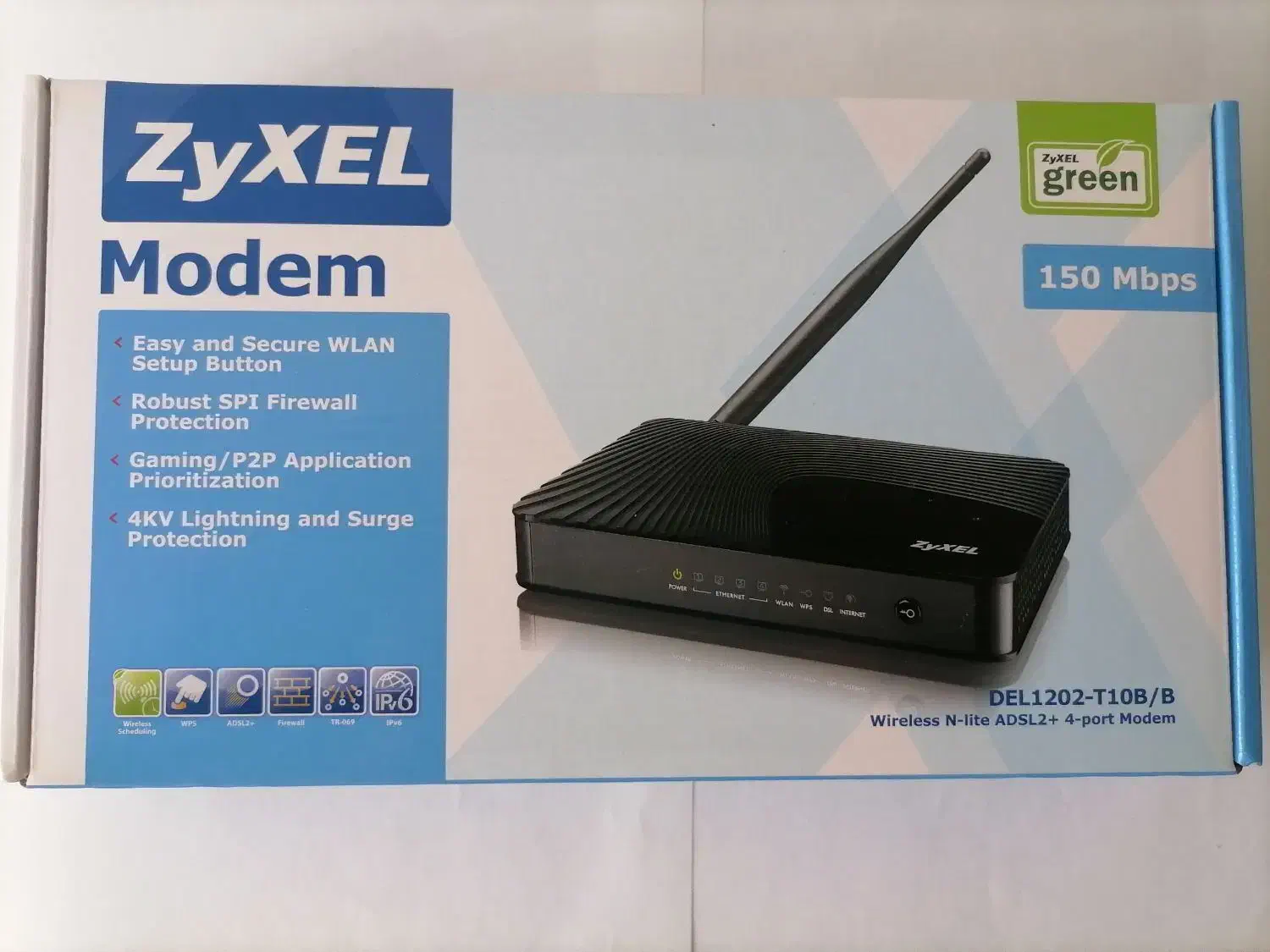 مودم زایکسل مدلzyxel DEL 1202 T10B|مودم و تجهیزات شبکه|سمنان, |دیوار